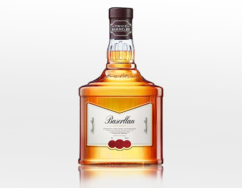 青島雅黃紙加凸油酒標